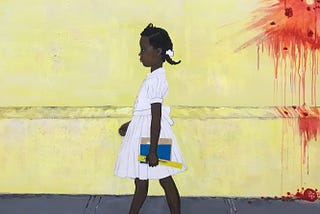 “The  Brave 6-year-old Girl in this Painting Helped Change the World.”