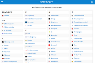 Bypass Search Engines With NewsFave.com