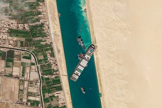 Giant container ship that blocked Suez Canal set free