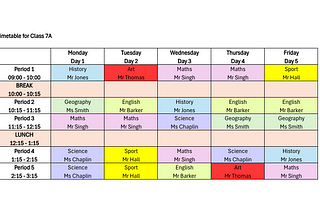 Data Science for Schools, Part 1: Automate Timetabling with Python and OR-Tools