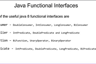 Java 8 Interface and use case