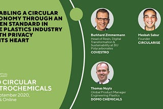 Circularise at Go Circular Petrochemicals on September 9