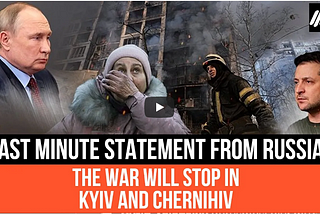 Youtube screenshot on possible cease fire in Ukraine. https://youtu.be/o9cj6-KlEpU