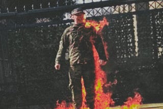 U.S. Airman Sets Self on Fire Outside Israel’s Embassy