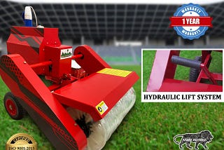 Maverick Turf Brushing Machine for Football Grass.