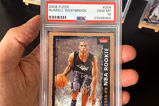 russell westbrook rookie card