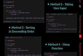 Day 54/150 — Selection Sort in Python
