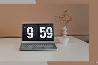 Set Aesthetic clock screen saver in your laptop (Windows OS)