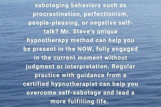 Hypnotherapist for Mindfulness