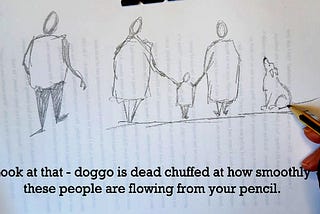 How to draw people-ish figures fast and loose — this is the 1st in a series of articles about…