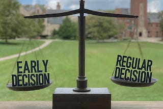 Early decision vs regular decision