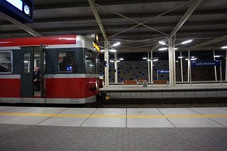 Last train from Łodz