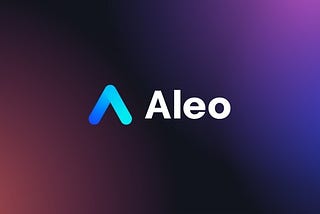 Why the Aleo project is important