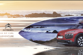 A Simple Print Campaign 
For Citroën and Rip Curl