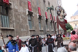 Biblical Figures Come to Life During Corpus Christi