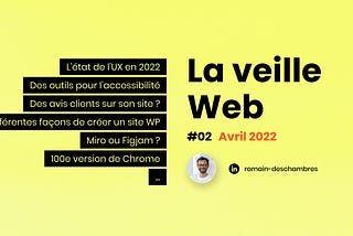 Veille web #02 — avril 2022
