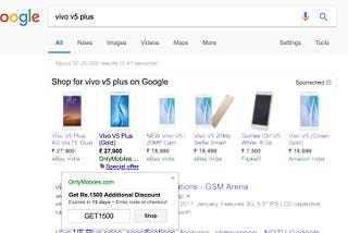 Shopping Ads — Now has offers