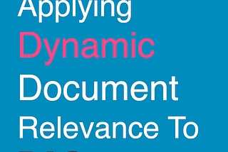 DR-RAG: Applying Dynamic Document Relevance To Question-Answering RAG