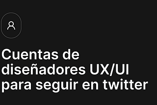 Cuentas de diseñadores UX/UI para seguir en twitter