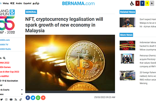 Crypto NFT | Malaysia NFT | March 25, 2022