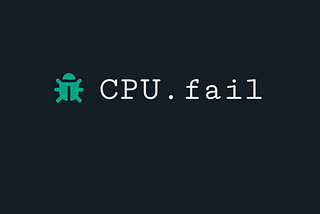 CPU.fail …. is that really necessary?