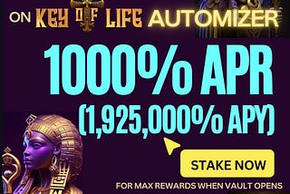 🔥HOT NEWS: 1000% APR LIBERA-BNB POOL & GET HIGHER APY WITH KEY OF LIFE AUTOMIZER