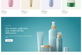 Beauty store website