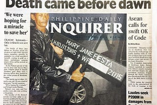 Controversial Front Pages in the Philippines