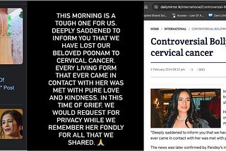 The Fake Death of Poonam Pandey — Did they go too far?