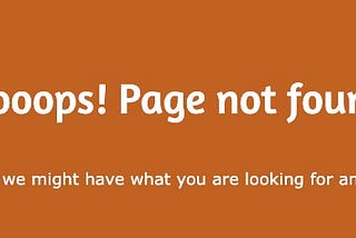 Why you should consider taking your 404-page more seriously