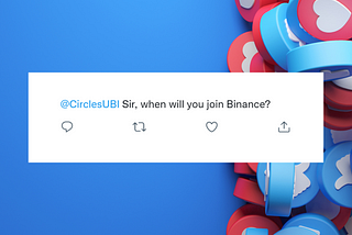 Sir, when will you join Binance?