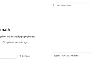 Can the Ollama Wizard-Math Model which focuses on math and logic problems help to solve Earned…