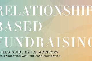 What Fundraisers Want