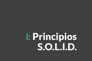 Principios S.O.L.I.D. en Javascript