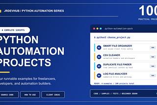 I Built 100 Python Automation Projects for Freelancers. Here Are 4 You Can Use Today
