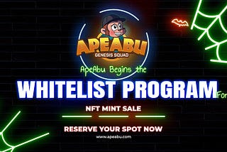 APEABU Begins Whitelist program of APEABU Collections