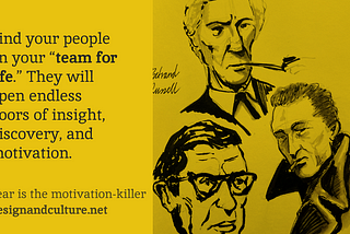 Fear is the motivation-killer