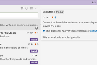 Snowflake’s new VSCode plugin is here!