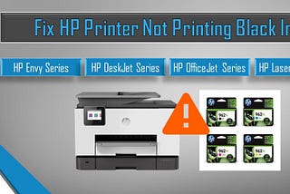 How to Settle HP Printer Black Ink Not Printing Problem?