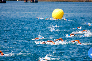 Going around Buoys in Open Water Races
