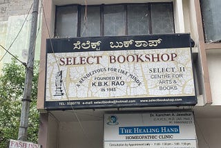 Select Bookshop — A rare gem in Bangalore