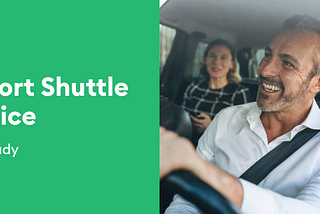 Cover image for bolt app — showcasing taxi driver driving the passenger to the destination