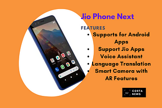 Jio Phone Next announced. Specs & Release Date