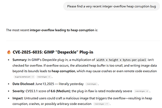 GIMP Heap Overflow Re-Discovery and Exploitation (CVE-2025–6035)