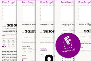 FontDrop! Subpages