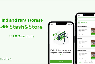Stash&Store — Finding and Renting Storage Made Easier