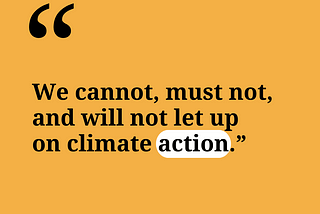 World Leaders Take Up Climate Action