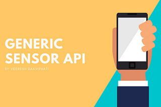 generic sensor api — cover image