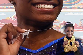 2024 Olympics: Why does Simone Biles wear a necklace with an icy goat on it ?