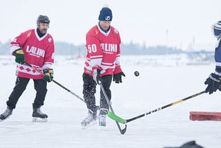 Hockey on Sea Ice — bands played on